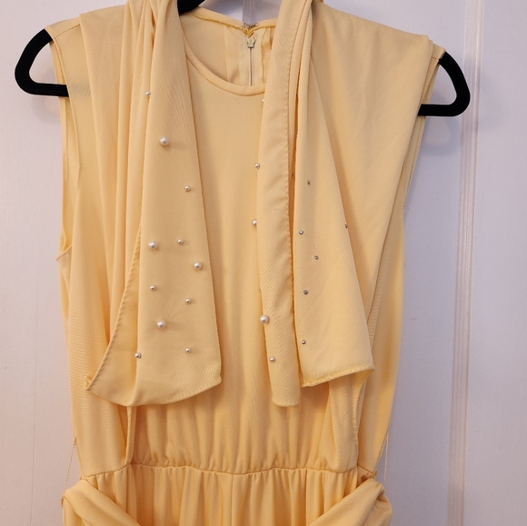 🌟Lilli Diamond Yellow Goddess Dress 🌟 - Picture 7 of 8